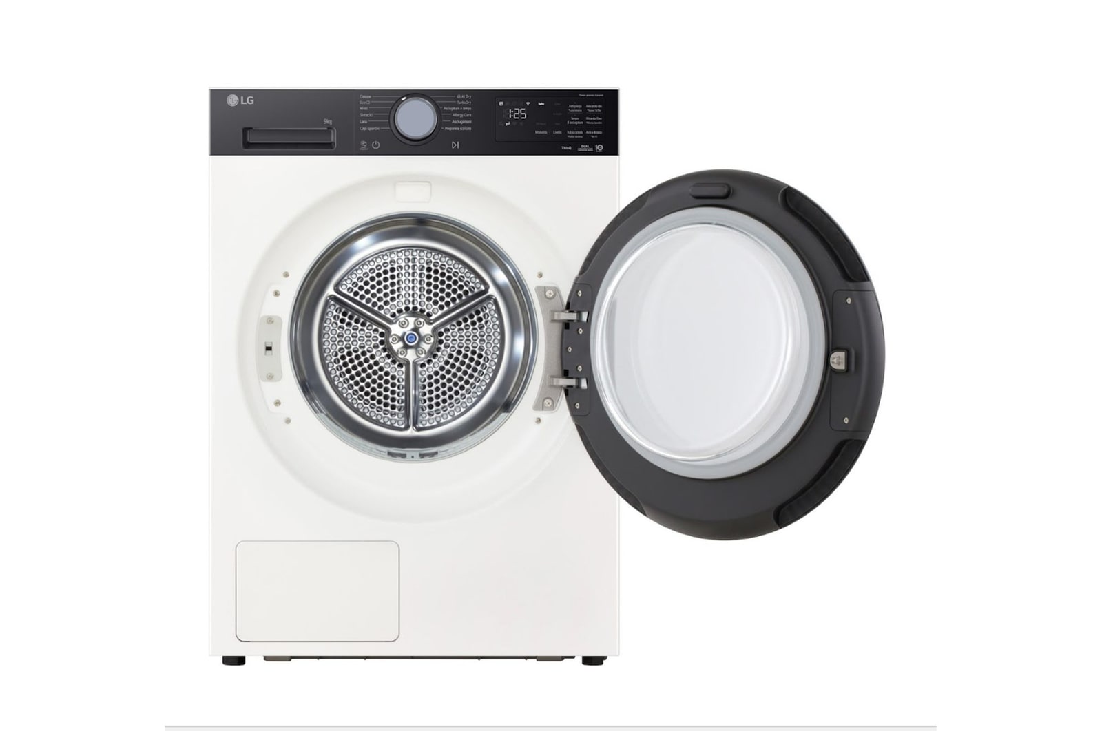 Foto frontale asciugatrice asciugatrice RNX5009TWBC aperta